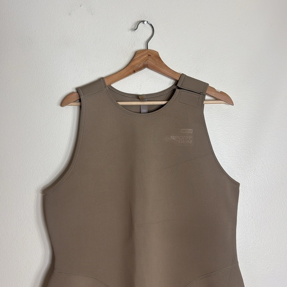 Skims Womens Size 3X Sport Swim Full Length Tan Desert Bodysuit beach watersport - Picture 3 of 12